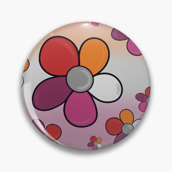 Item preview, Flowers - Lesbian Flag designed and sold by QueerExpression.