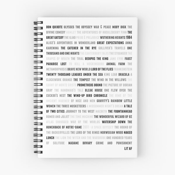 Item preview, Literature AF Black designed and sold by animinimal.