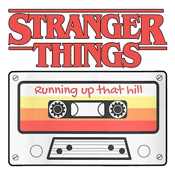 Artwork thumbnail, Stranger Things Running Up That Hill Kate Bush, Cassette Tape by lanasara-art