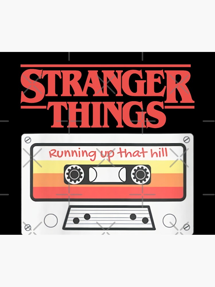 Thumbnail 6 of 6, Comforter, Stranger Things Running Up That Hill Kate Bush, Cassette Tape designed and sold by lanasara-art.