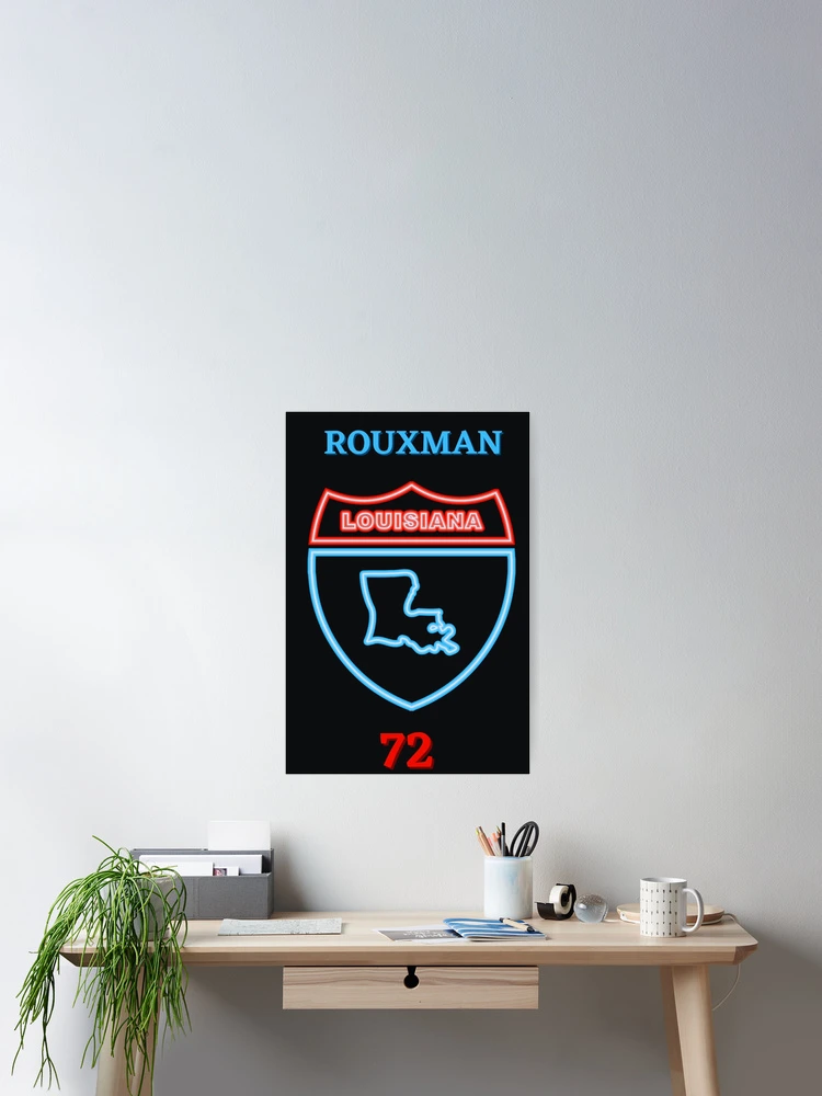 Aperçu 2 sur 3. Poster avec l'œuvre LOGO ROUXMAN 72 créée et vendue par Rouxman72.