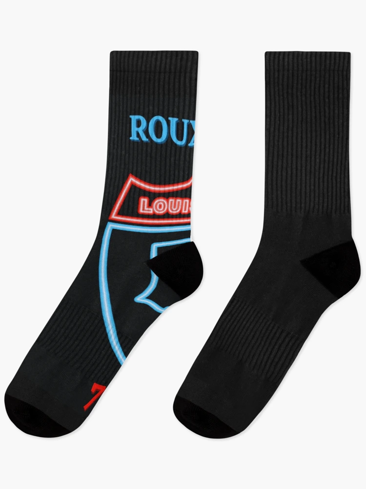 Aperçu 1 sur 5. Chaussettes avec l'œuvre LOGO ROUXMAN 72 créée et vendue par Rouxman72.