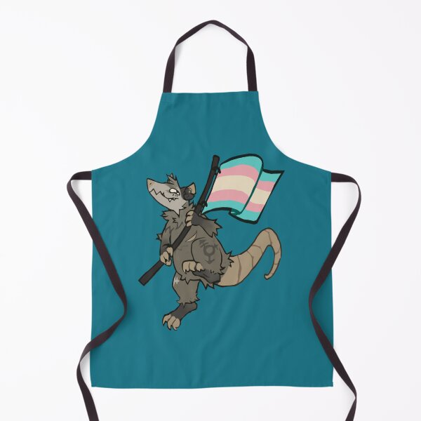 Item preview, trans rights opossum designed and sold by Palominoarissa.