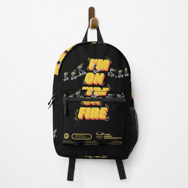 Item preview, IM ON FIRE | Skateboarding illustration designed and sold by Kadmiel.