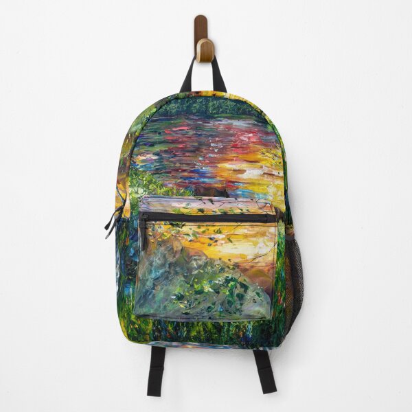 Item preview, Sleeping Meadow - Colorado Moose Crossing Palette Knife Impasto designed and sold by Rocky Mountain Artistry.
