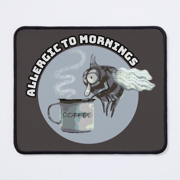 Item preview, ALLERGIC TO MORNINGS designed and sold by FairiesareReal.