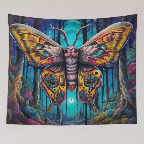 Item preview, VIBRANT VISIONS (CLOWN MOTH) designed and sold by Morrigan Austin.