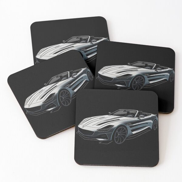 Item preview, Lines in the Wind: Convertible Car and Elegance Illustration designed and sold by ProductArtistry.