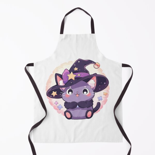 Item preview, Cute Kawaii Magical Witches Cat designed and sold by CozyKawaiiArt.