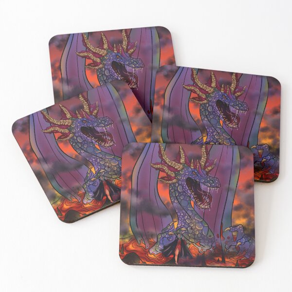 Item preview, The Dragon Amidst the Lava designed and sold by AvalonUnmuzzled.