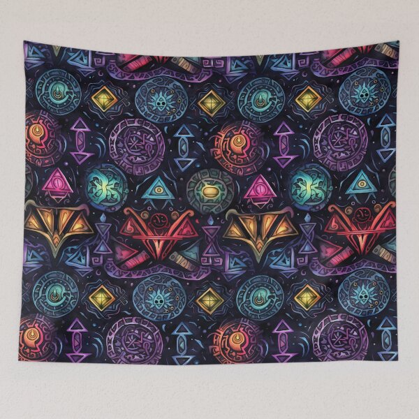 Item preview, Magic Runes Spell Pattern designed and sold by SchorlCraft.