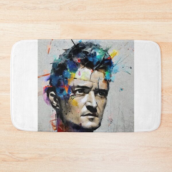 Item preview, modern art with Orlando Bloom face designed and sold by bogfl.
