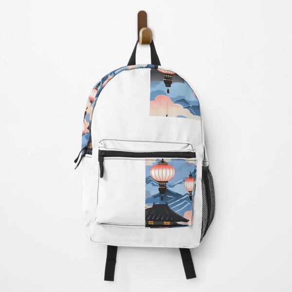 Item preview, Sky Lantern in old town pattern graphic design designed and sold by DotLineStory.