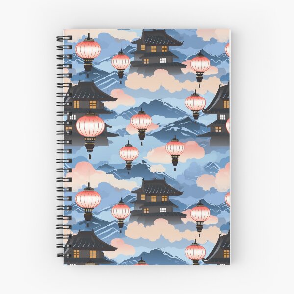 Item preview, Sky Lantern in old town pattern graphic design  designed and sold by DotLineStory.