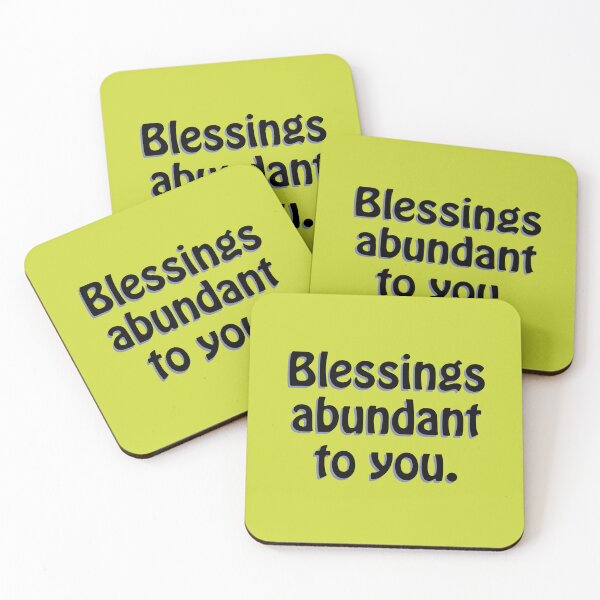 Item preview, (BF) Blessings abundant to you. designed and sold by greatvibes4u.
