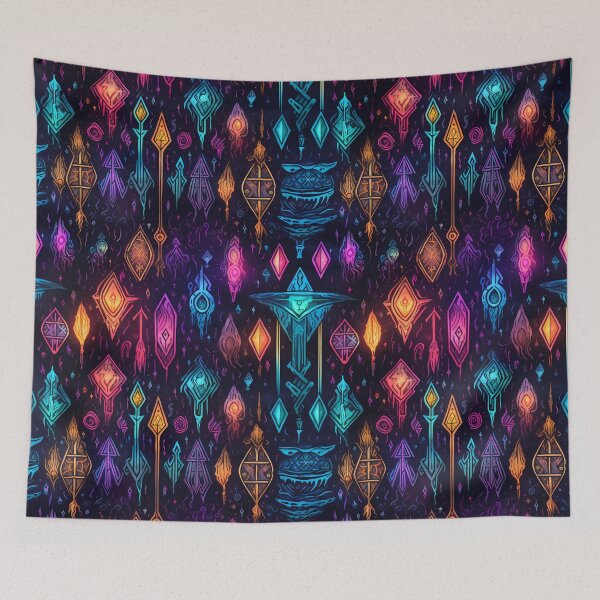 Item preview, Magic Runes Spell Pattern designed and sold by SchorlCraft.