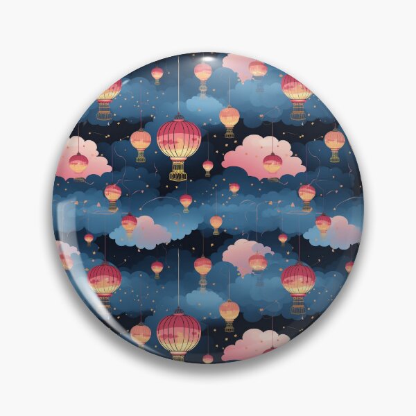 Item preview, Sky Lantern in old town pattern graphic design  designed and sold by DotLineStory.