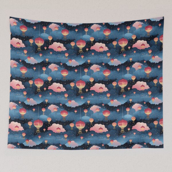 Item preview, Sky Lantern in old town pattern graphic design  designed and sold by DotLineStory.