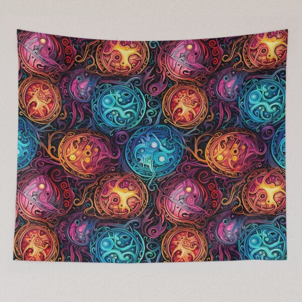 Item preview, Magic Runes Spell Pattern designed and sold by SchorlCraft.