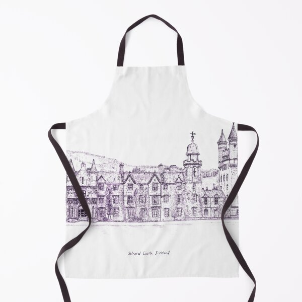 Item preview, Balmoral Castle, Scotland Drawing, Violet - An Historic Royal Residence designed and sold by studioSharonKay.