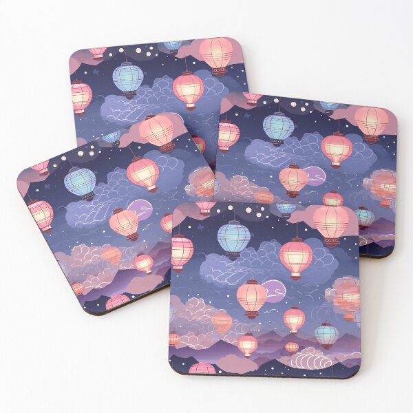 Item preview, Sky Lantern in old town pattern graphic design  designed and sold by DotLineStory.