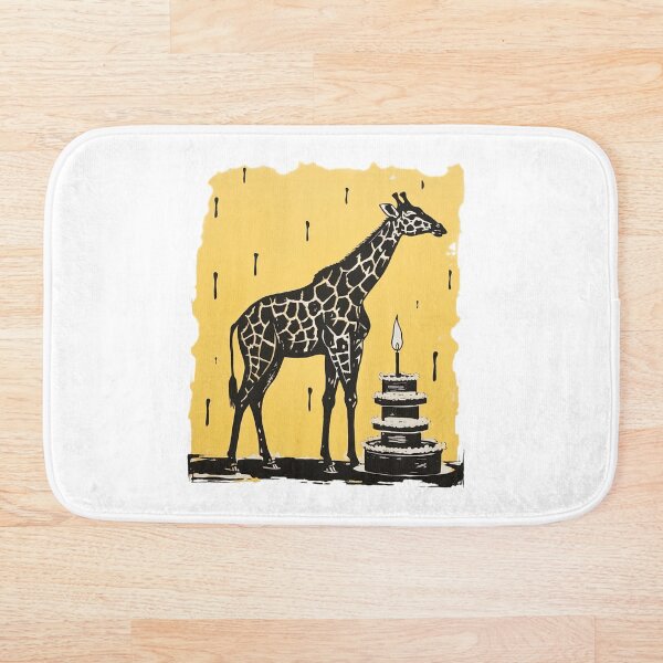 Item preview, Giraffe With A Birthday Cake designed and sold by Molineriani.