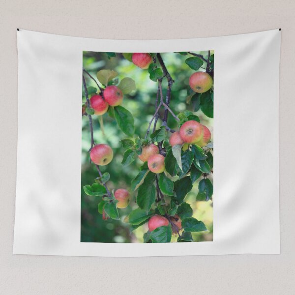 Item preview, Red apples in apple tree designed and sold by olena2552.