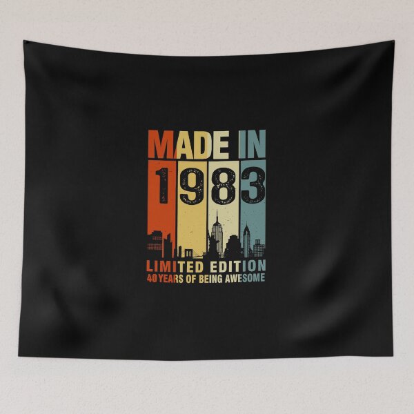 Item preview, Vintage Made In 1983 Limited Edition 40 Years Of Being Awesome  designed and sold by LizzieAuer85.