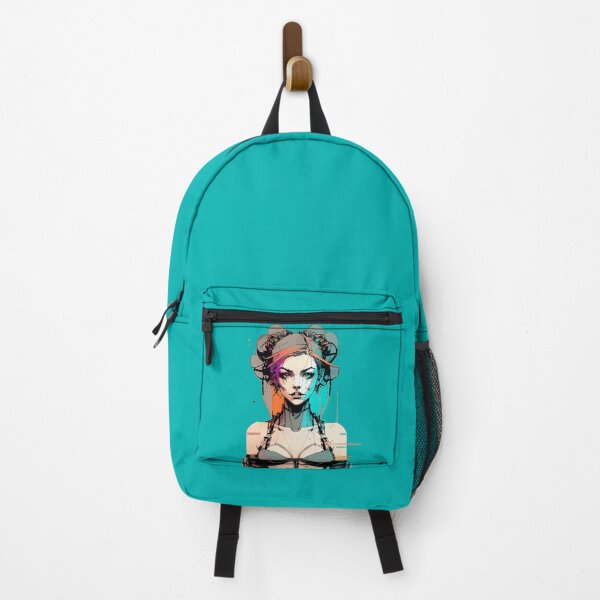 Aperçu de l'œuvre Fille aquarelle Inkpunk Design créée et vendue par Goodyzaa.