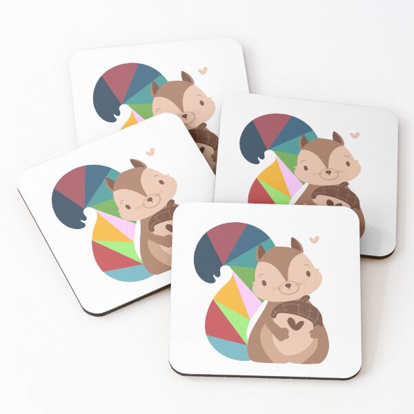 Item preview, Rainbow Squirrel  designed and sold by Eolithic.
