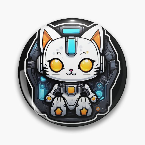 Item preview, Robo Kitty designed and sold by bethdaydreamzz.