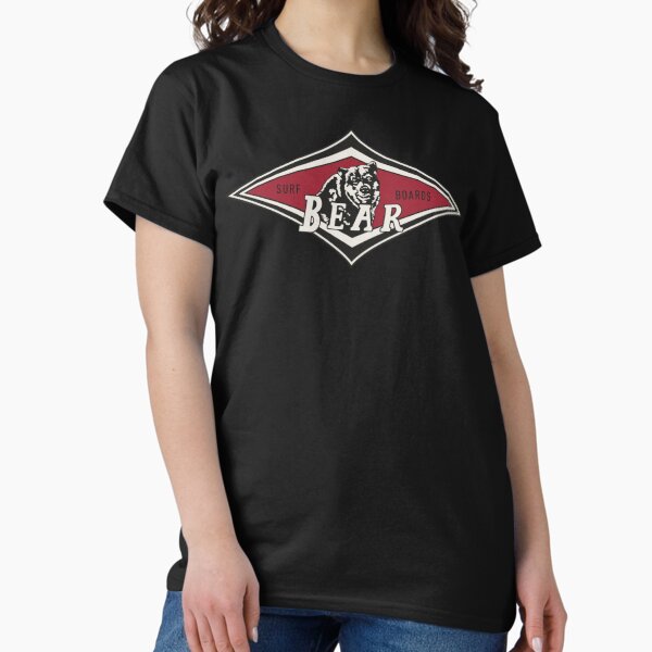 Item preview, Vintage Surfing Bear Big Wednesday cult Surfboard surf logo diamond retro  designed and sold by LizzieAuer85.