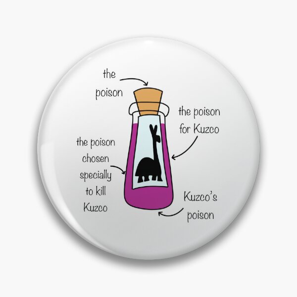 Item preview, Kuzco’s poison with quote designed and sold by PuckleDee.