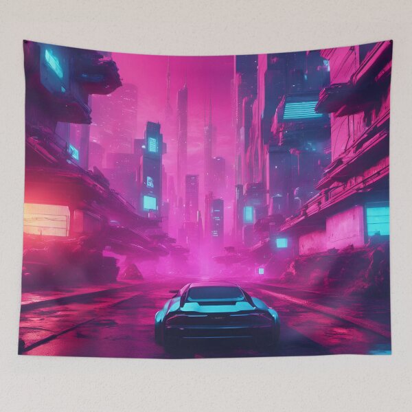 Item preview, Run Down Cyber City designed and sold by Ink Art Design.