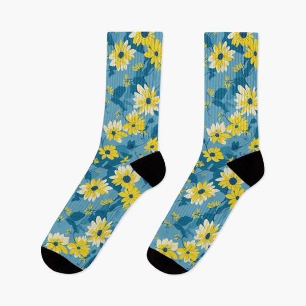 Item preview, Sun-Kissed Serenity - Yellow Daisies on Teal designed and sold by ArtShedUK.