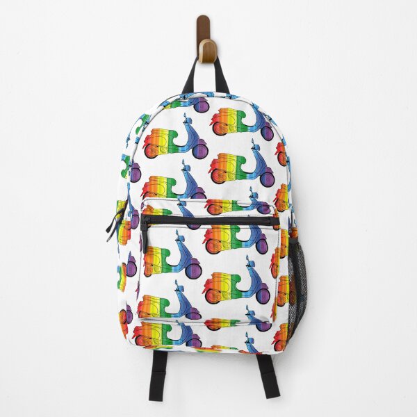 Item preview, Classic motor scooter rainbow colors designed and sold by HobbyBook.