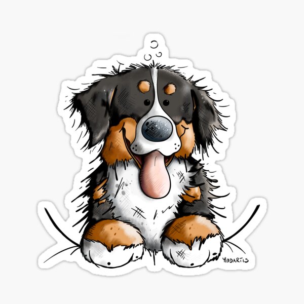 Item preview, Fluffy Bernese Mountain Dog designed and sold by modartis.
