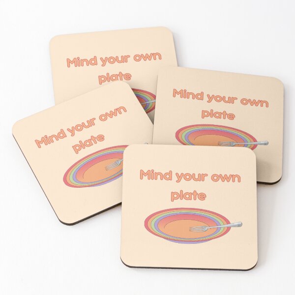 Item preview, Mind your own plate designed and sold by EDrecovery.