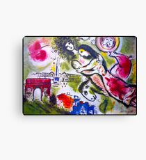 ROMEO and JULIET : Vintage 1964 Paris Painting Print Canvas Print