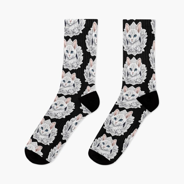 Item preview, Cat and Nature's Flowers designed and sold by bethdaydreamzz.
