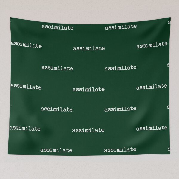 Item preview, assimilate sci fi industrial gift lover tee mask designed and sold by AshleighWeimann.