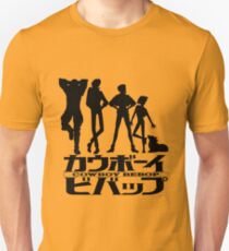 Cowboy Bebop Crew Lineup with Title Unisex T-Shirt