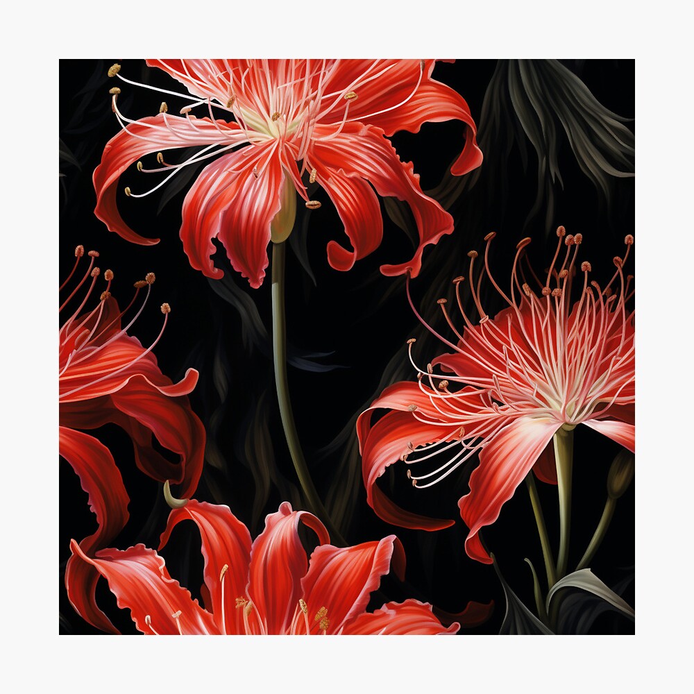 絵画 Ruby-red Flowers Ruby.