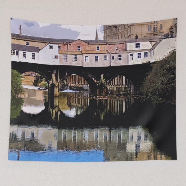 Item preview, The other side of the Pulteney Bridge, Bath designed and sold by Rowena Ko.