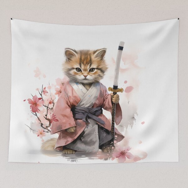 Item preview, Kitty Samurai designed and sold by jickien.