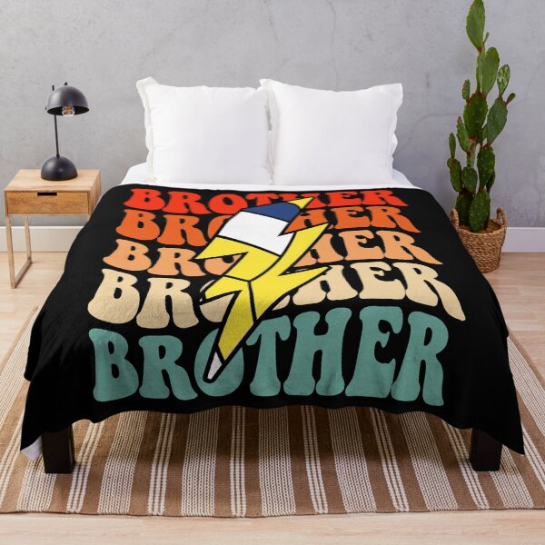 Item preview, Volleyball Brother Retro Groovy Lightning Bolt Father’s Day designed and sold by Christina-grich.