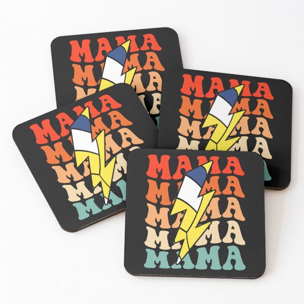 Item preview, Volleyball Mama Mom Retro Groovy Lightning Bolt Mother’s Day designed and sold by Christina-grich.