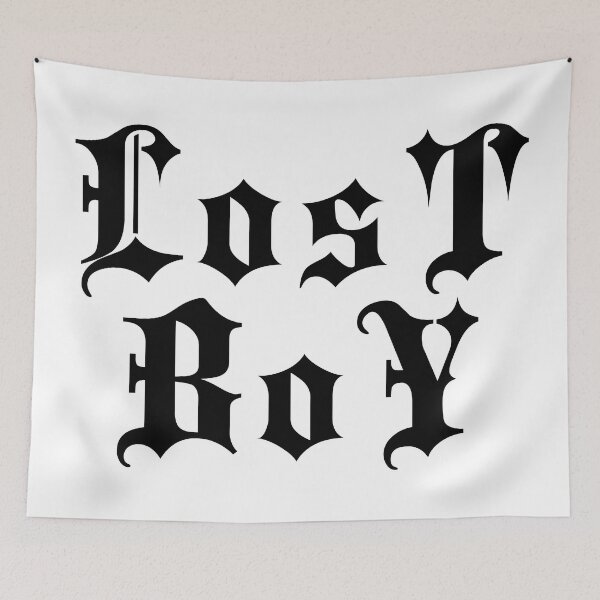 Item preview, Lost Boy | Stylish Goth Typography designed and sold by ProdbyNiECO.
