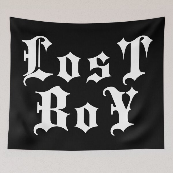 Item preview, Lost Boy | Stylish Goth Typography designed and sold by ProdbyNiECO.