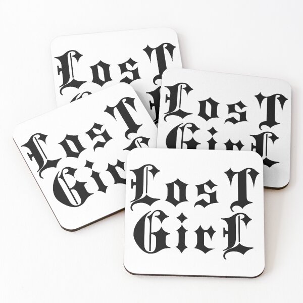 Item preview, Lost Girl | Stylish Goth Typography designed and sold by ProdbyNiECO.